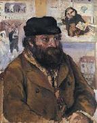 Portrait Paul Cezanne Camille Pissarro